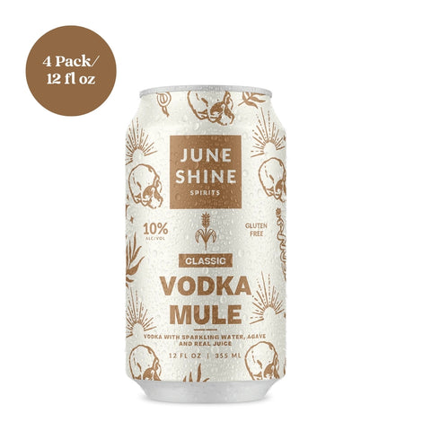 June Shine Vodka Mule RTD Cocktail 4pk 12 fl oz Cans