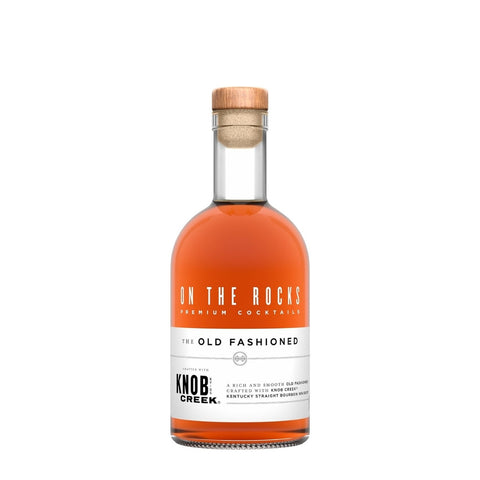 On The Rocks Knob Creek Old Fashioned RTD Cocktail 375mL