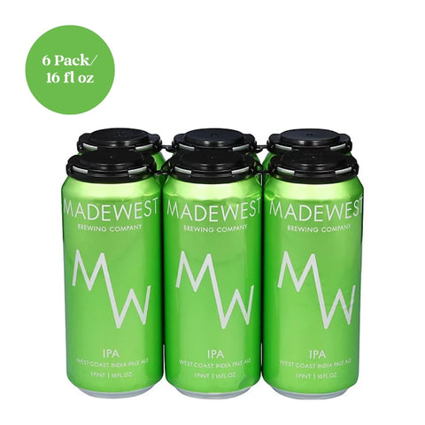 MadeWest West Coast IPA Beer 6pk 16 fl oz