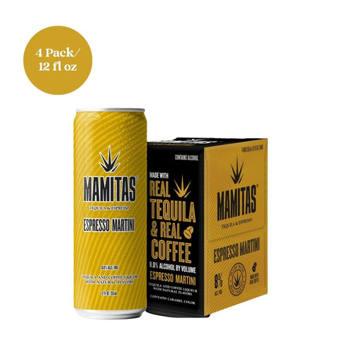 Mamitas Espresso Martini Tequila Seltzer 4pk 12 fl oz