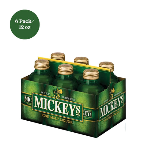 Mickeys Malt Liquor 6pk 12 fl oz Wide Bottle