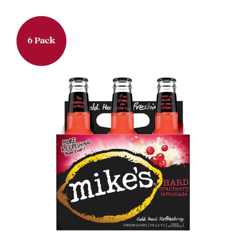 Mike's Hard Cranberry Lemonade Malt Beverage 6pk 11.2oz Bottles