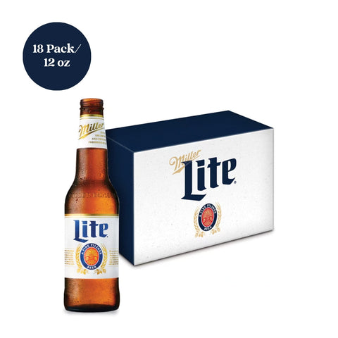 Miller Lite Beer 18pk 12 fl oz Bottles