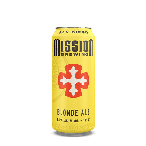 Mission Brewing Blonde Ale Beer 19.2 fl oz Single Can