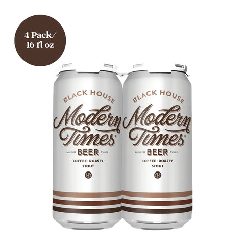 Modern Times Black House Stout Beer 4pk 16 fl oz Cans