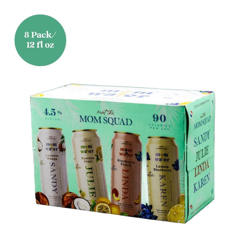 Mom Squad Meet The Fruit Infused Vodka Water RTD Cocktail 8pk 12 fl oz Cans