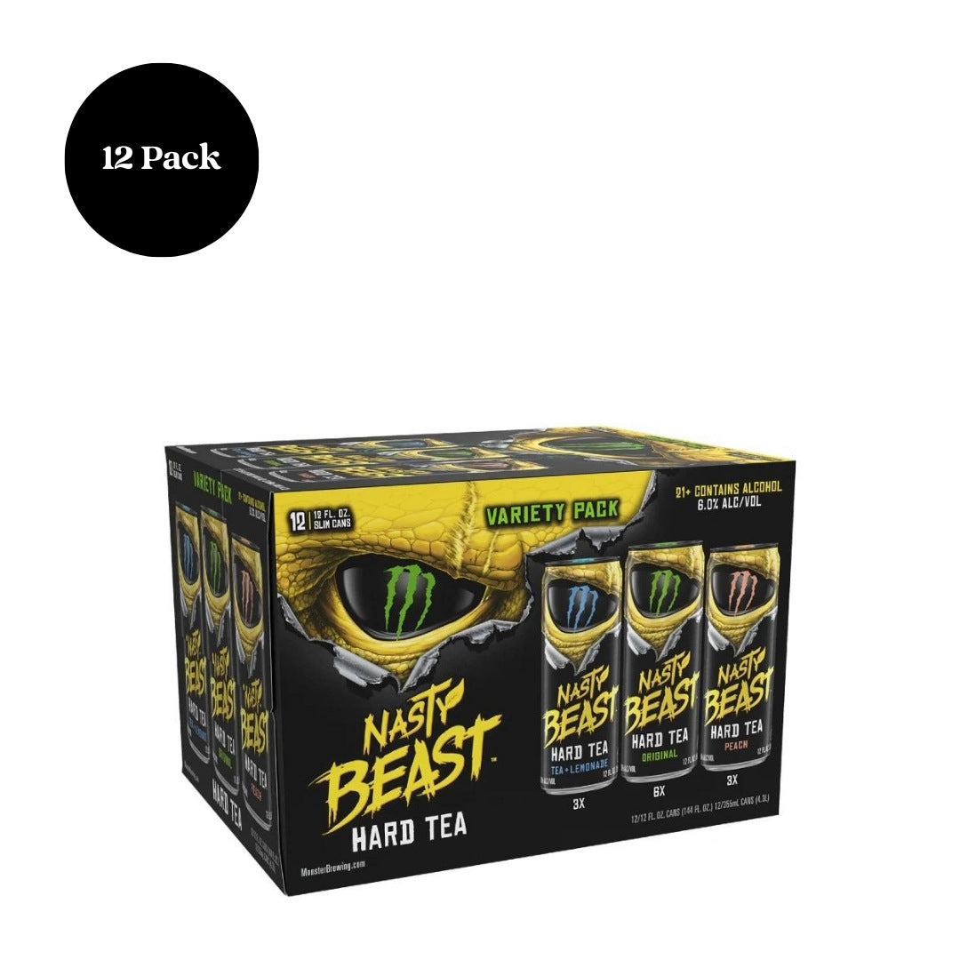 Nasty Beast Hard Tea Variety 12pk 12 fl oz