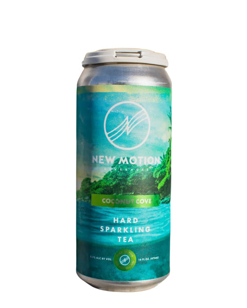 New Motion Coconut Cove Hard Sparkling Tea 4pk 16 fl oz Can