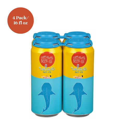 Off Shoot Beer Co. Relax Hazy IPA Beer 4pk 16 fl oz Cans