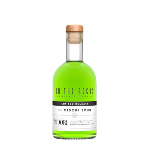 On The Rocks Midori Sour RTD Cocktail 375mL