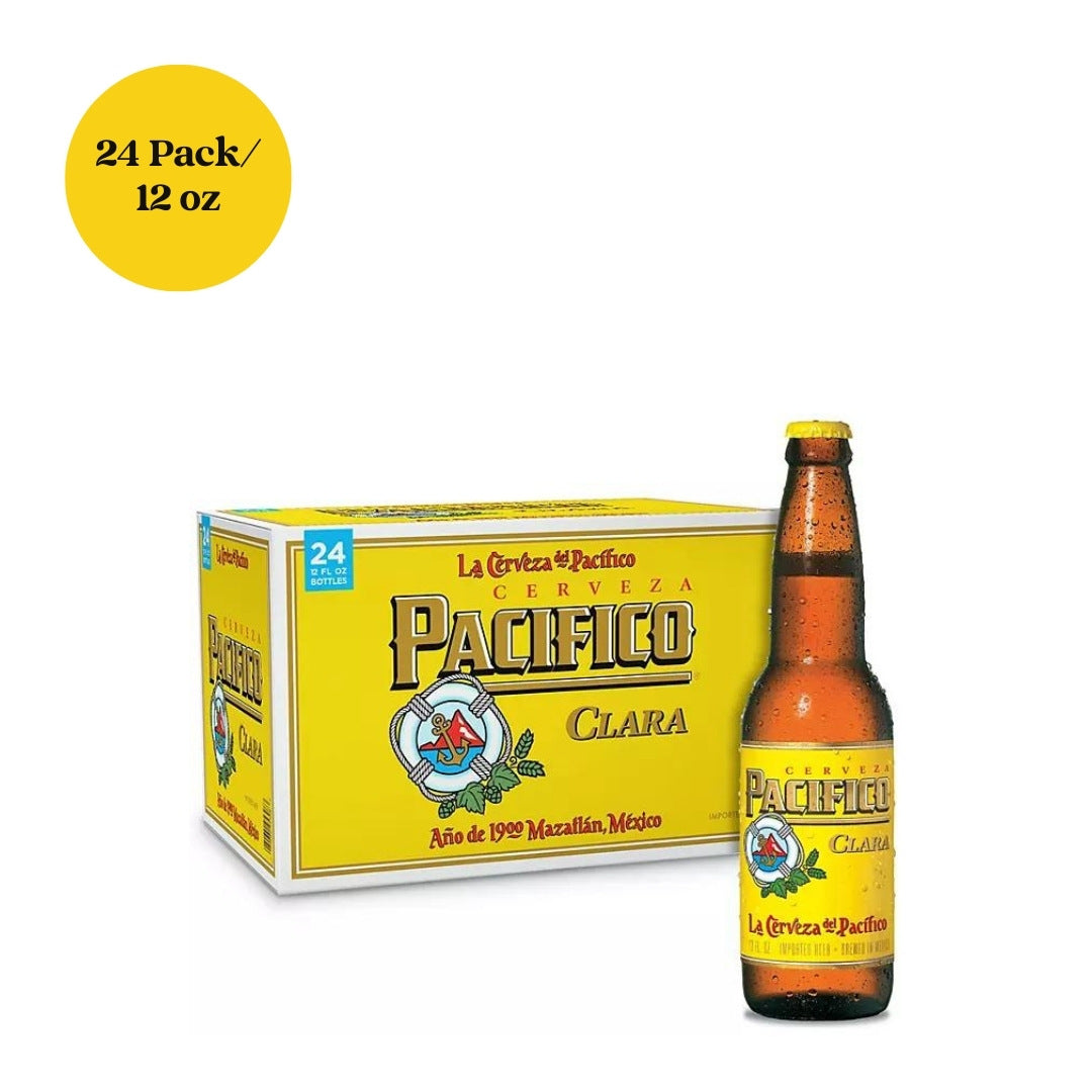 Pacifico Clara Lager Beer 24pk 12 Fl Oz Bottle – Mmwl