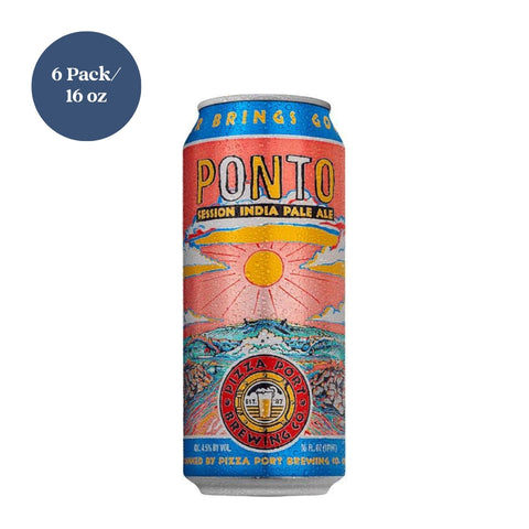 Pizza Port Ponto Session IPA 6pk 16 fl oz Cans