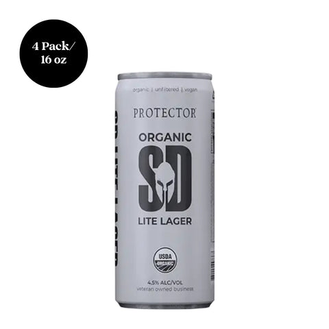 Protector Organic SD Lite Lager 4pk 16 fl oz