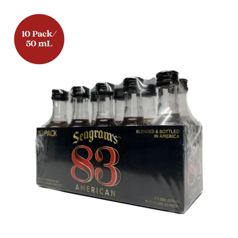 Seagram's Whiskey 10pk 50mL Shots