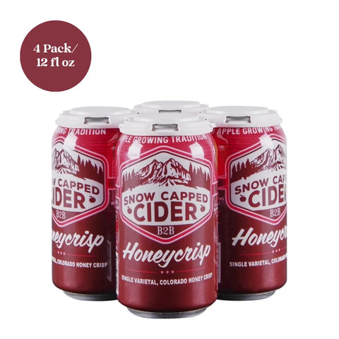 Snow Capped Honeycrisp Cider 4pk 12 fl oz