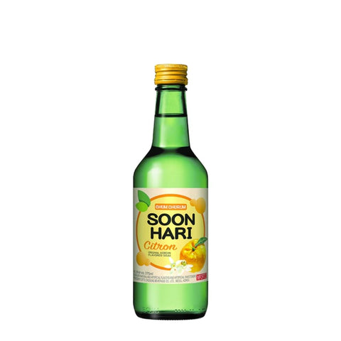 Soon Hari Citron Soju 375mL Bottle