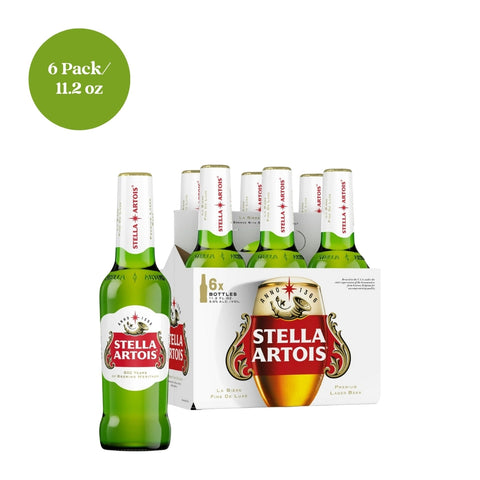 Stella Artois Beer 6pk 11.2 fl oz Bottles