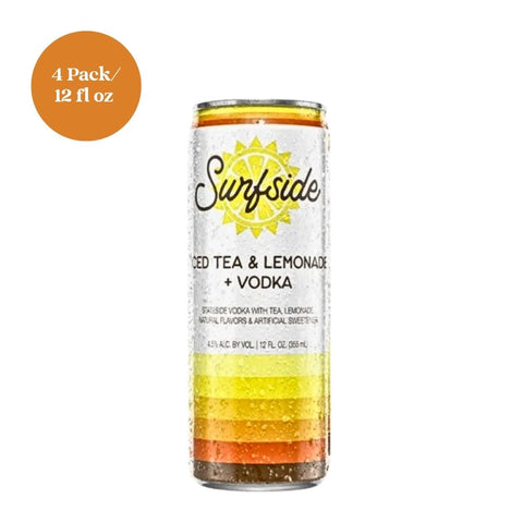 Surfside Lemonade Iced Tea & Vodka 4pk 12 fl oz