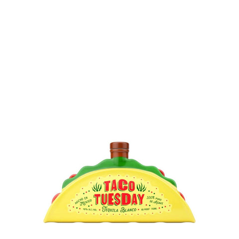 Taco Tuesday Tequila Blanco Taco Bottle 750mL