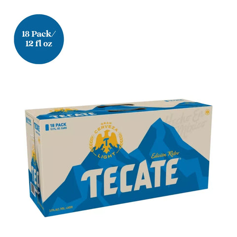Tecate Light Beer 18pk 12 fl oz Cans