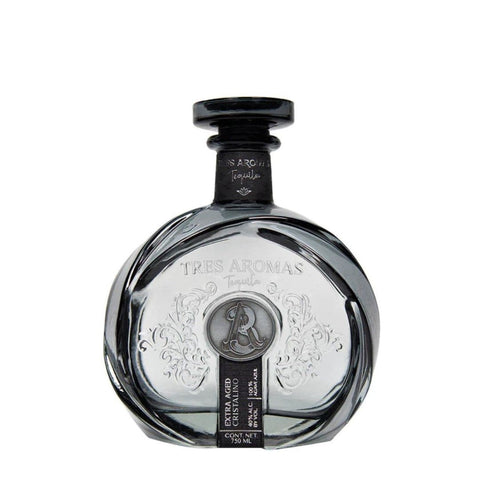 Tres Aromas Extra Aged (Añejo) Cristalino Tequila 750mL