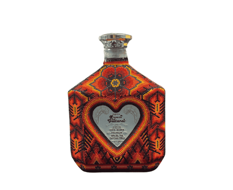 Riqueza Cultural Anejo Ceramica Floral Tequila 750mL