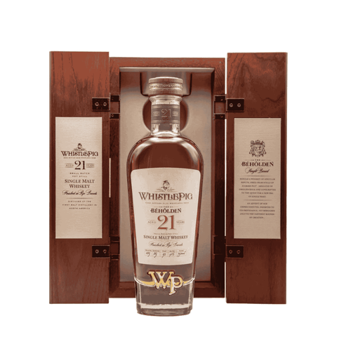WhistlePig The Béhôlden 21 Year Single Malt Whiskey 750mL
