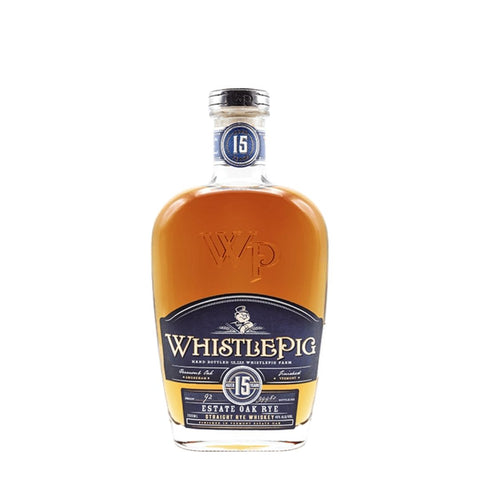 Whistlepig Estate Oak Rye Whiskey 15Yr 750mL