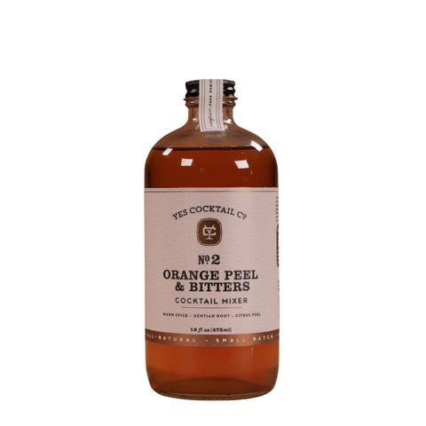 Yes Cocktail Co Orange Peel & Bitters Mixer 473mL