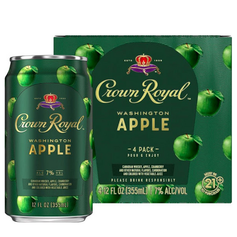 Crown Royal Washington Apple RTD Cocktail 4pk 12 fl oz Cans