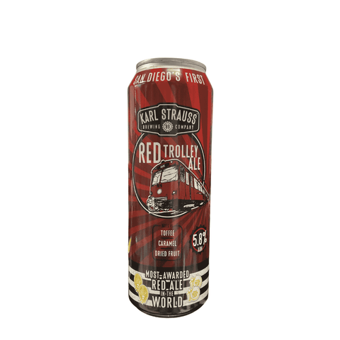 Karl Strauss Brewing Co. Red Trolley Ale 5.8% ABV 19.2 fl oz Single Can