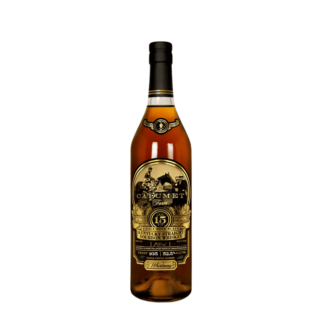 Calumet Farm Single Rack Black 15 Year Kentucky Straight Bourbon 750mL