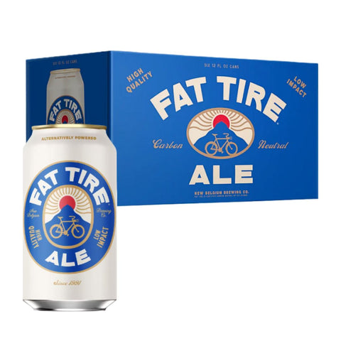 New Belgium Fat Tire Ale Beer 6pk 12 fl oz Cans