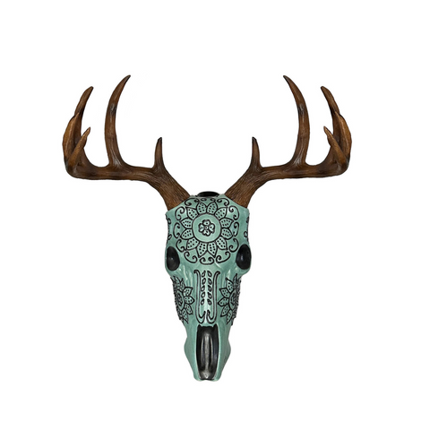 Azulejos Trophy Head Antlers Añejo Tequila 750mL (Green)