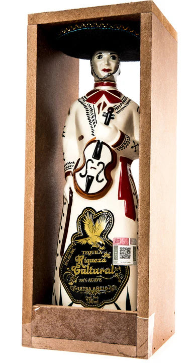 Riqueza Cultural Anejo Charro Ceramica Tequila 750mL