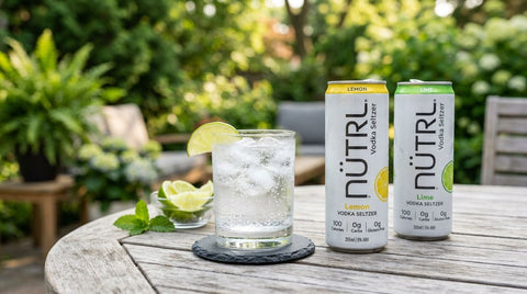 Nutrl vodka seltzer for low-carb sipping
