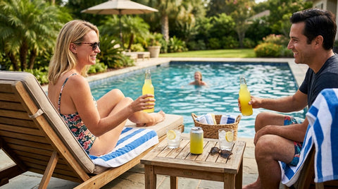 Mike's Harder Lemonade for a summer pool day