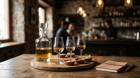 Avion tequila for a small-batch tasting flight