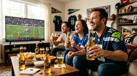 Miller Genuine Draft for a game day watch party