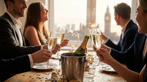 Champagne for New Year's Eve countdowns