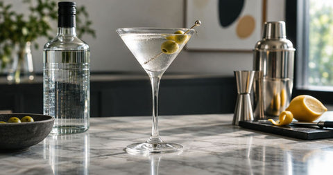London dry gin for a classic dry martini