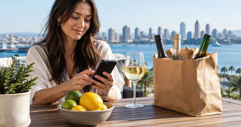 DoorDash alternatives for alcohol delivery in San Diego