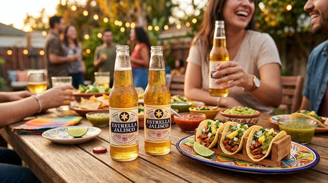 Estrella Jalisco for a taco night pairing