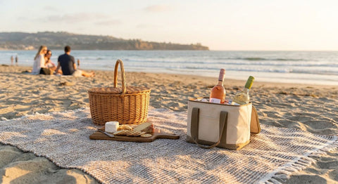 Wine delivery for San Diego beach picnics