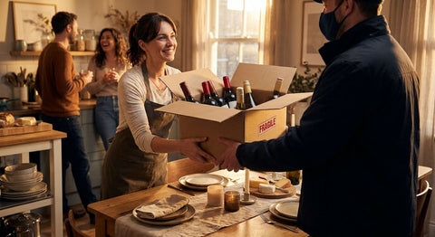 Wine delivery for last-minute dinner parties