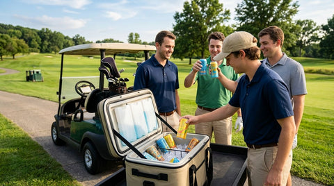 Twisted Tea variety pack for a golf outing