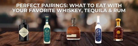 Perfect Pairings: What to Eat with Your Favorite Whiskey, Tequila & Rum