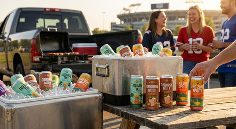 Canned cocktails for tailgate parties
