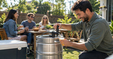 How to order a keg for a backyard party