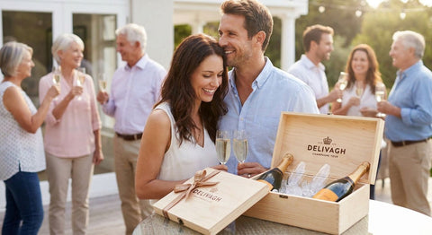 Champagne delivery for engagement parties